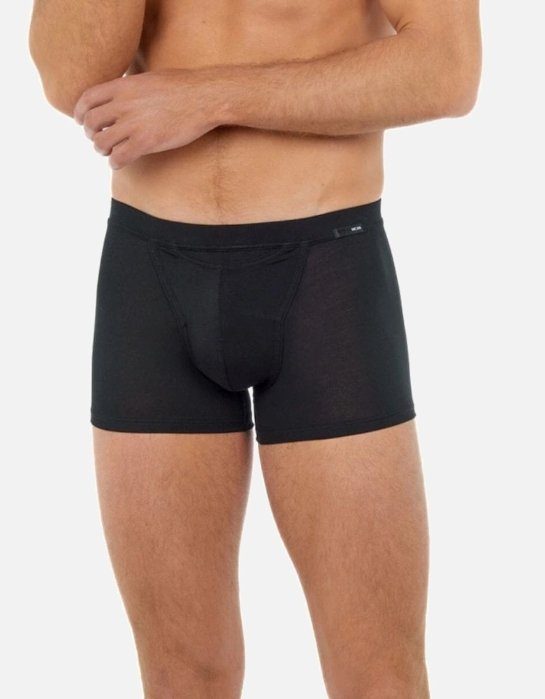 Tencel Soft Comfort Boxer Trunk, Black