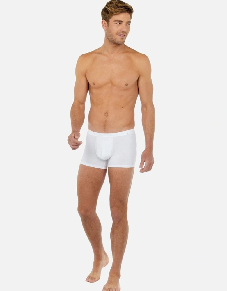 Tencel Soft Comfort Boxer Trunk, White