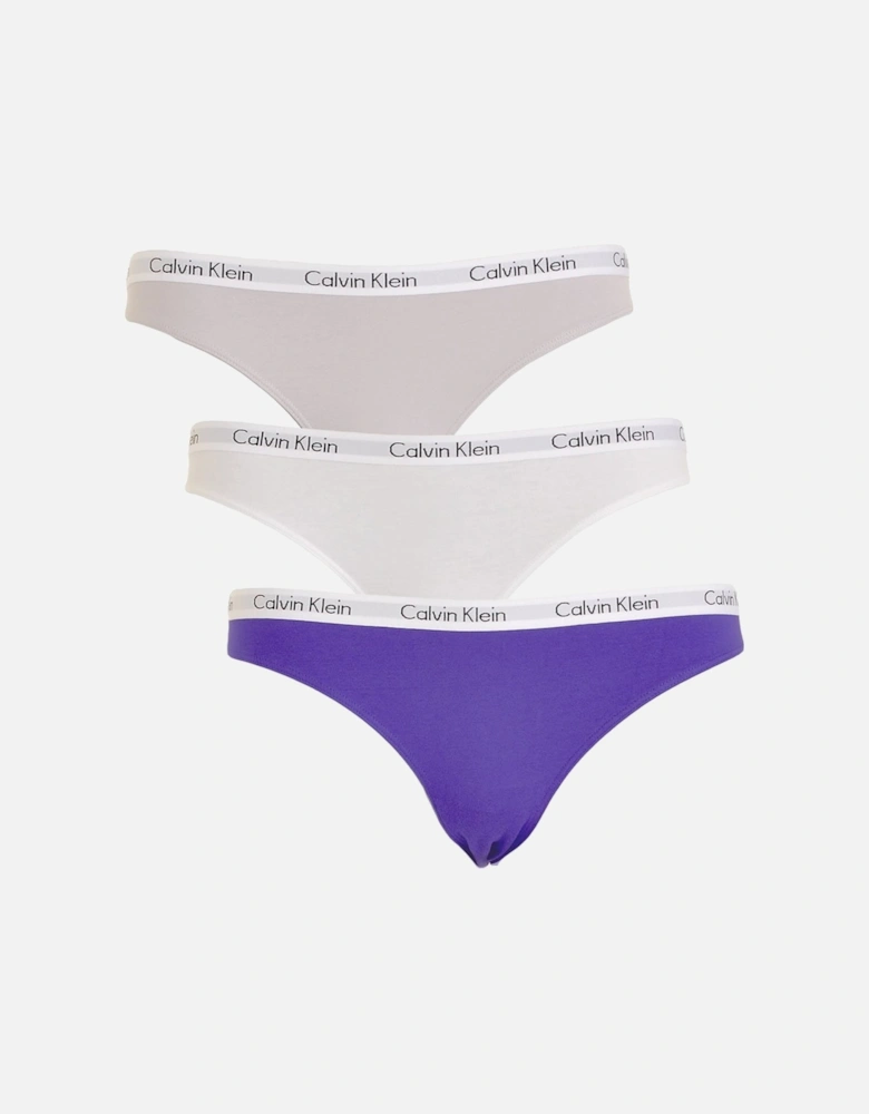 Carousel 3-Pack Bikini Briefs, Stimulate/White/Wonder