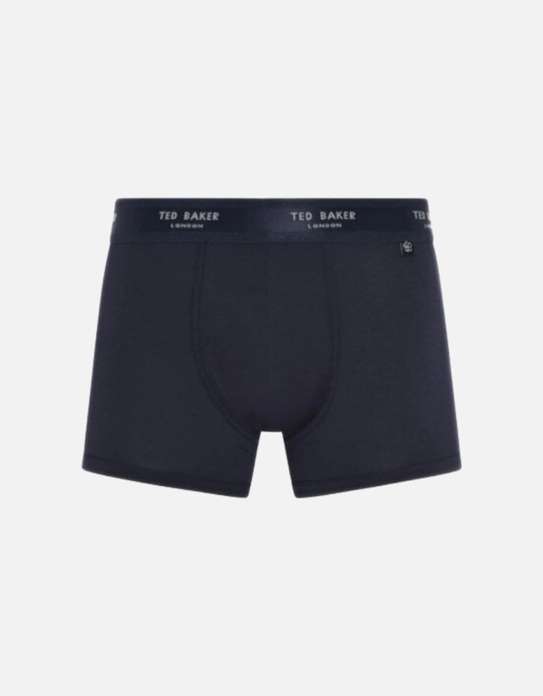 3-Pack Coloured Boxer Trunks, Navy/Blue/Grey