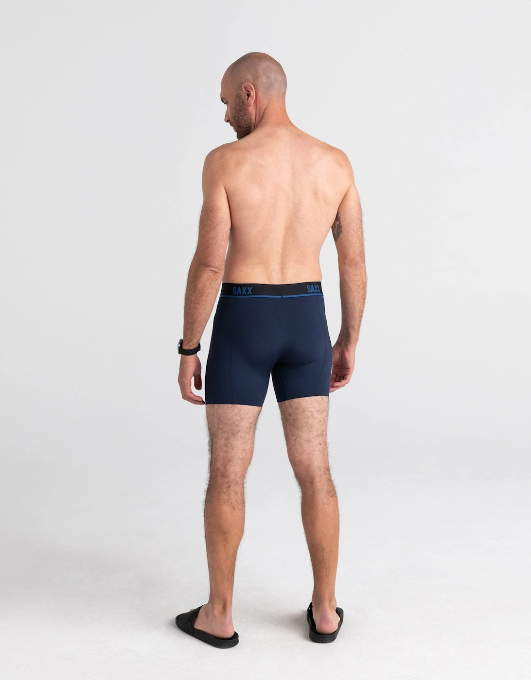 Kinetic Light Compression Mesh Boxer Brief, Navy / city blue