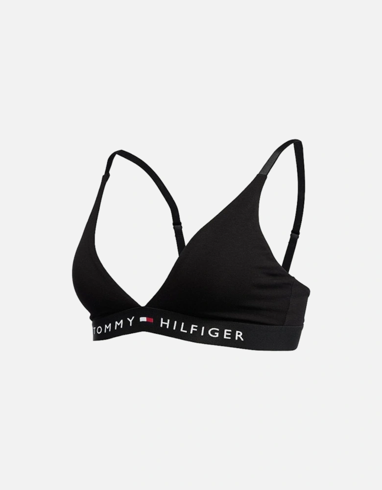 TH Original Unlined Triangle Bra, Black