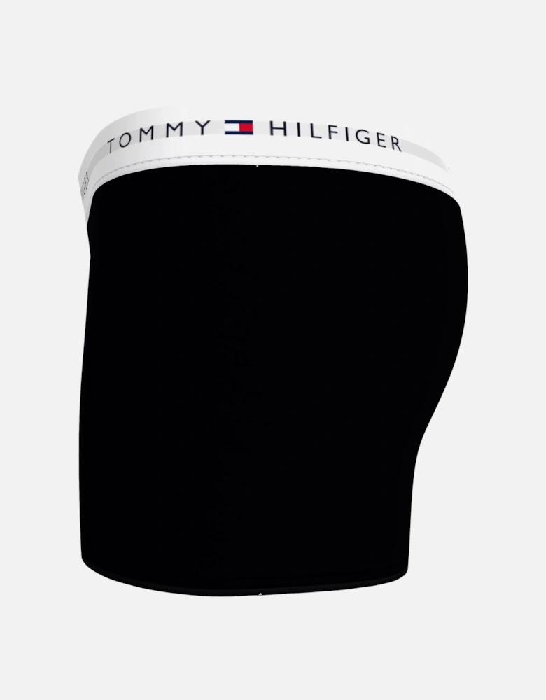 2-Pack Heritage Logo Boys Boxer Trunks, Black