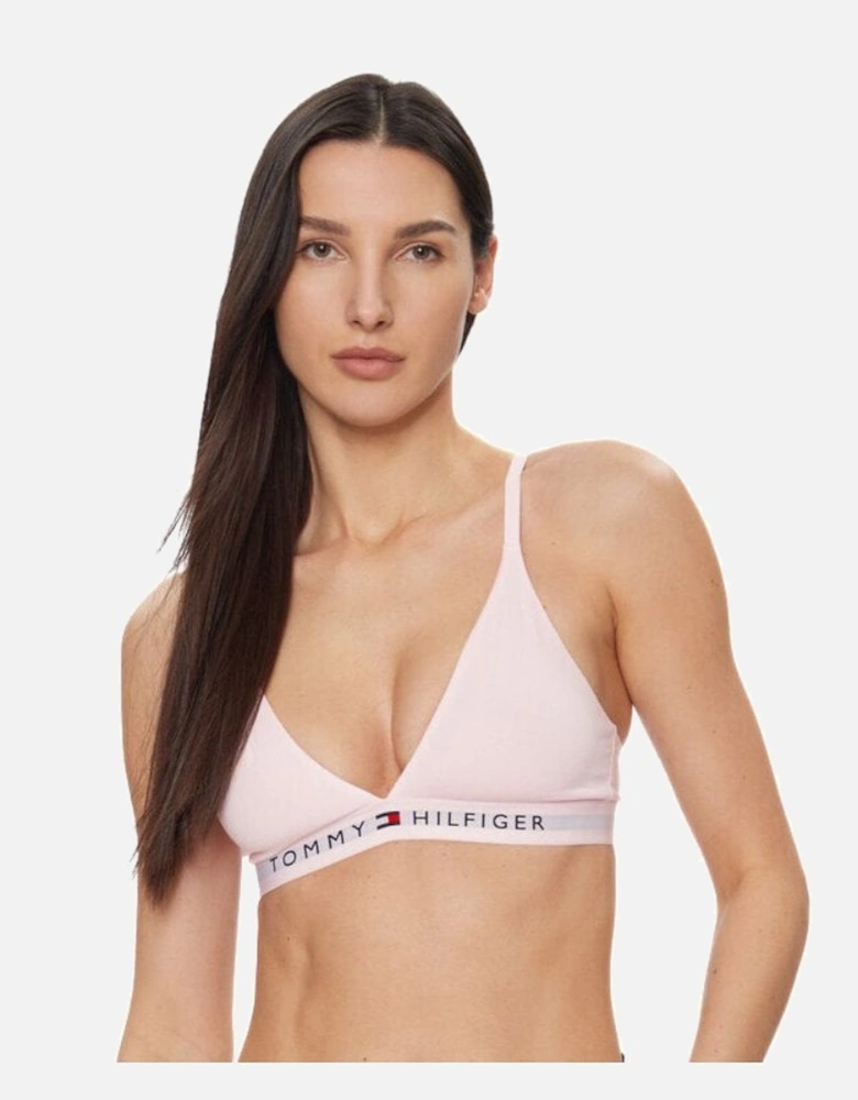 TH Original Unlined Triangle Bra, Light Pink