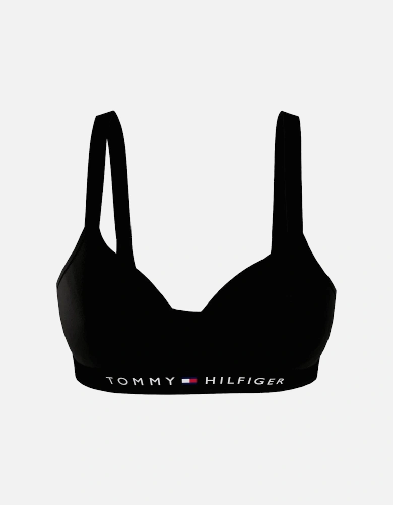 TH Original V-Neck Padded Bralette, Black