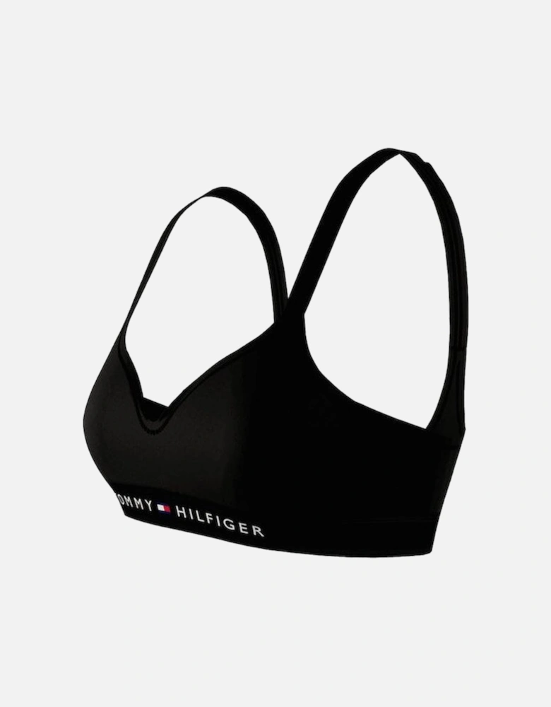 TH Original V-Neck Padded Bralette, Black