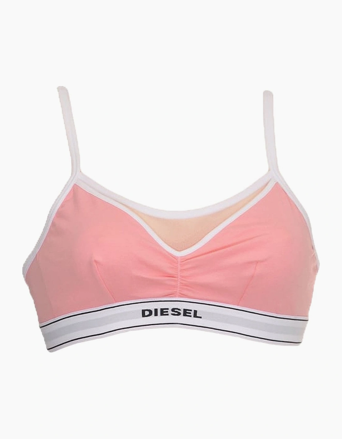 Diesel Women's LAVY Cotton Bralette, Pink - Size: 12