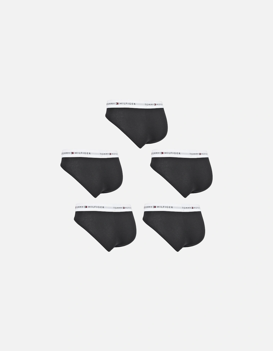 5-Pack Signature Cotton Men's Briefs, Black/white