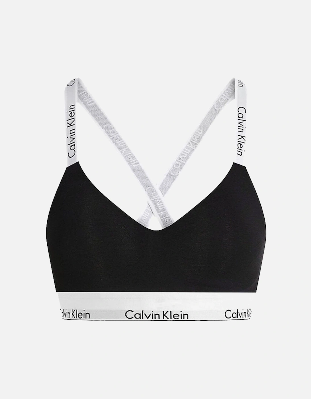 Modern Cotton Light Lined Bralette, Black, 9 of 8