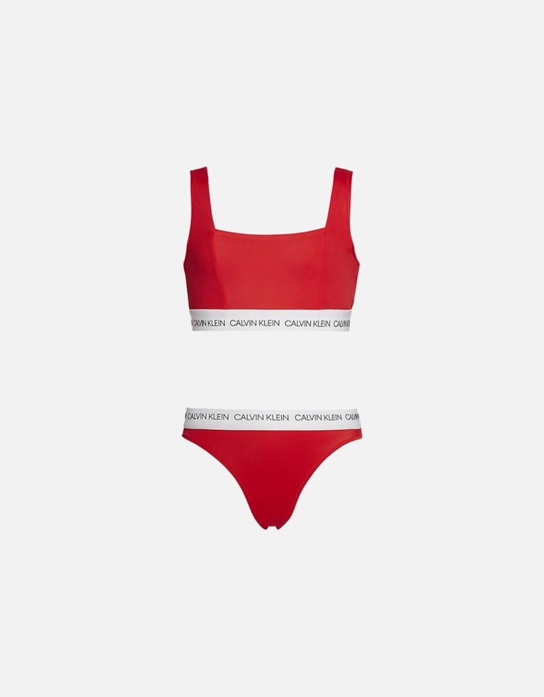 GIRLS CK LOGO-SWIM Bralette / Bikini Set, High Risk