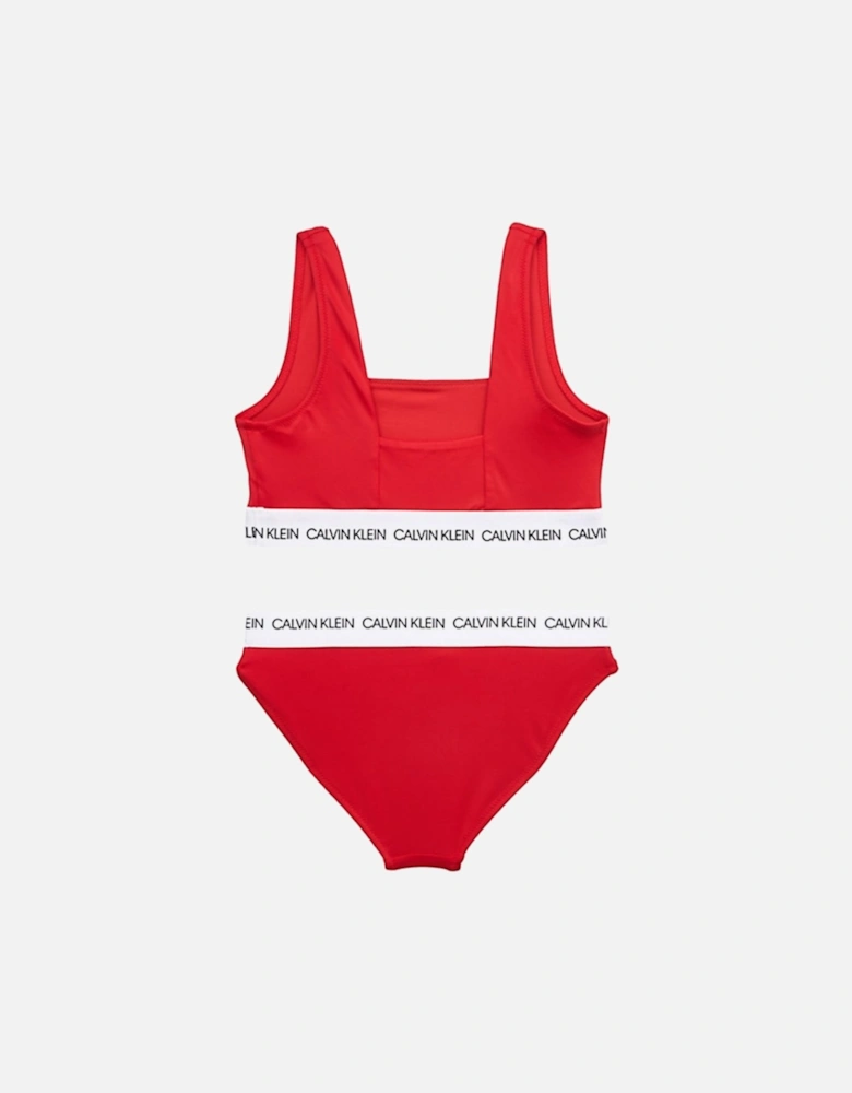 GIRLS CK LOGO-SWIM Bralette / Bikini Set, High Risk