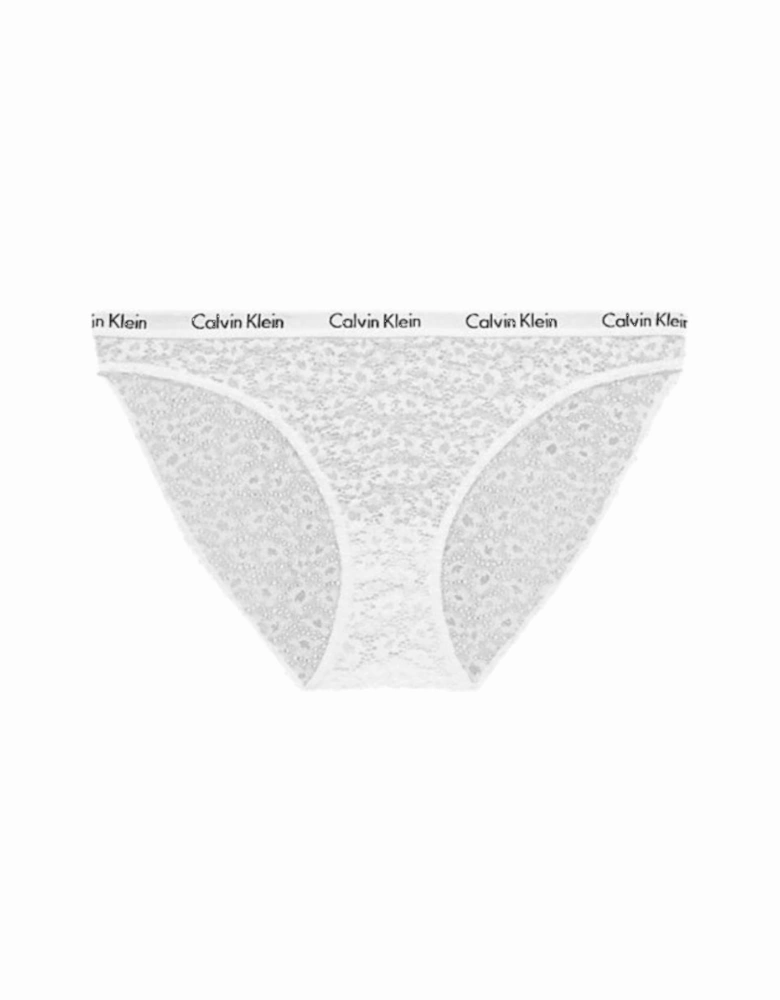 Carousel Lace Bikini Brief, White