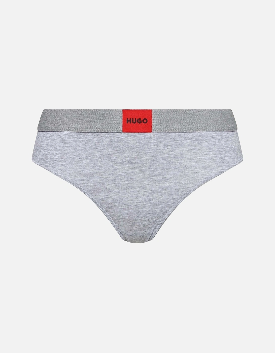 Red Label Thong, Grey, 6 of 5