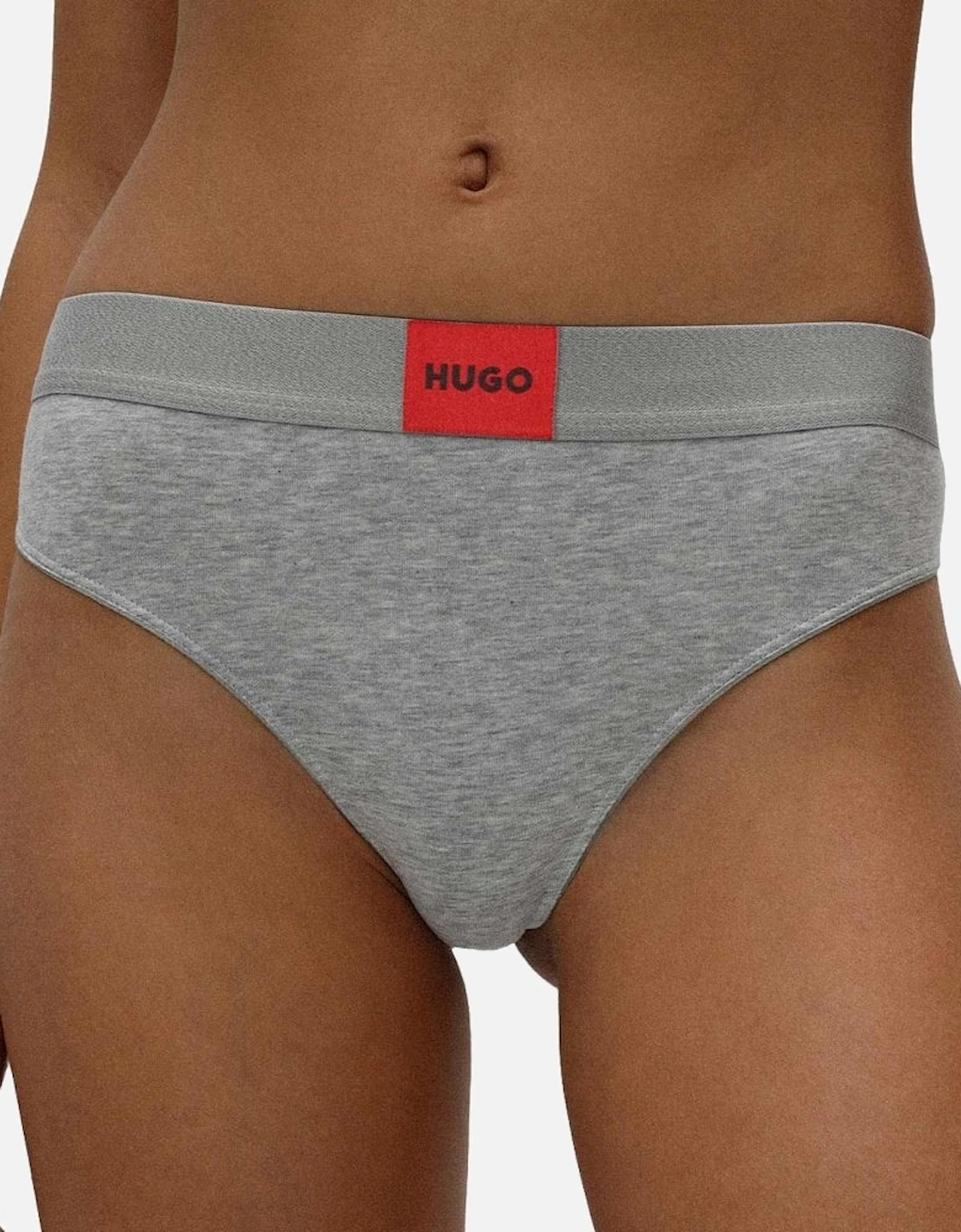 Red Label Thong, Grey