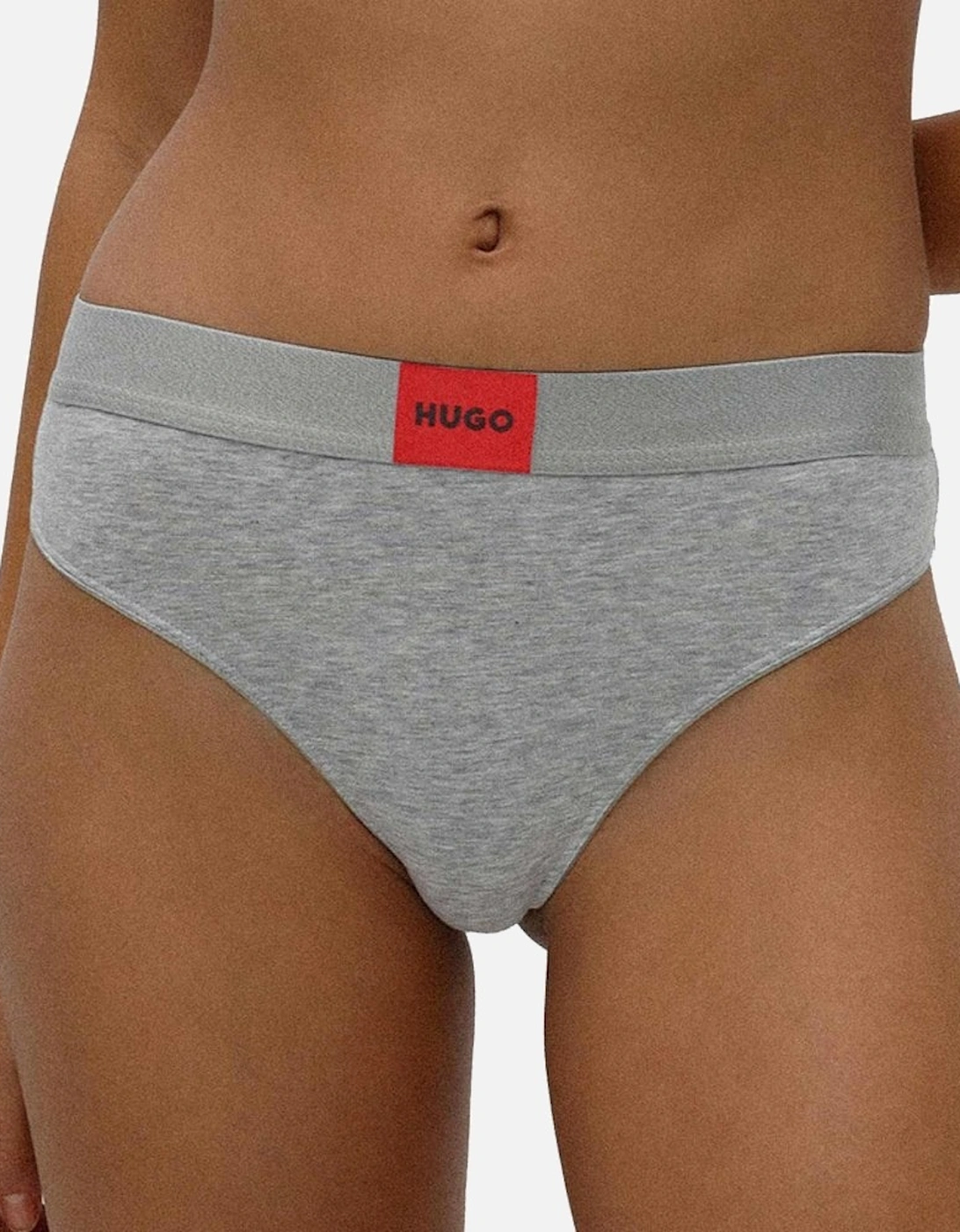 Red Label Thong, Grey