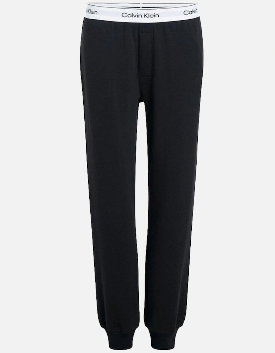 Modern Cotton Lounge Jogging Bottoms, Black, 9 of 8