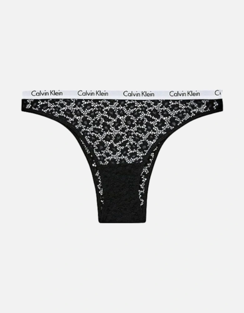 Carousel Lace Brazilian Brief, Black