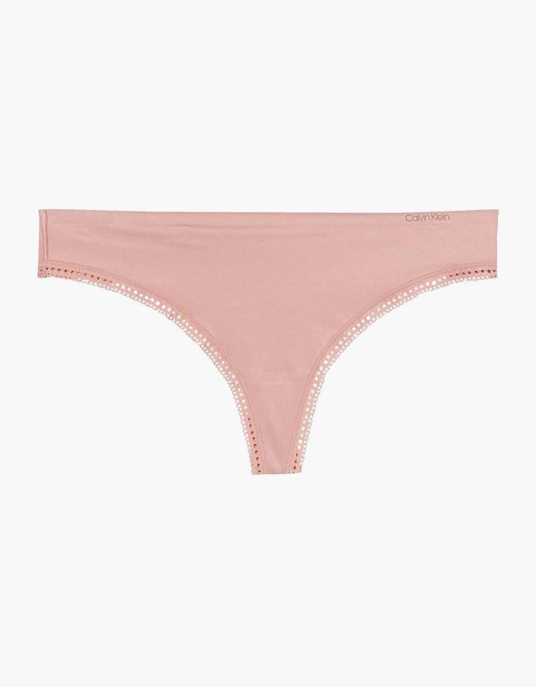 Calvin Klein Women's Liquid Touch Thong, Alluring Blush  14 L