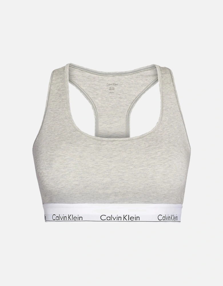 Modern Cotton Plus Bralette, Grey Heather