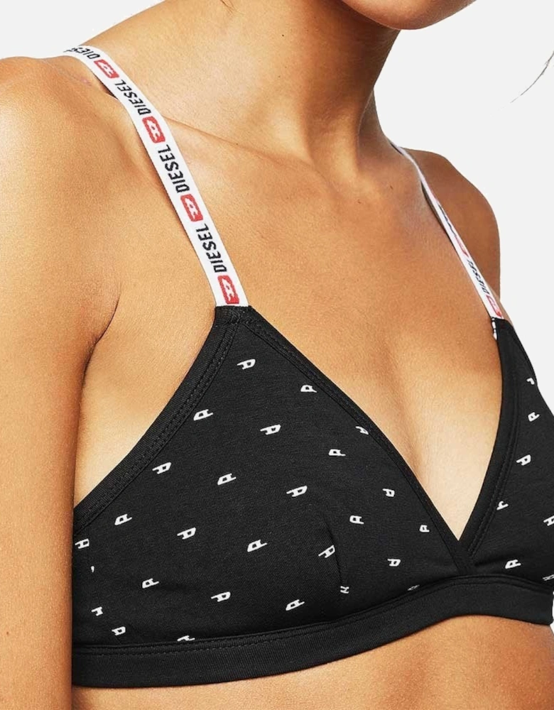 LIZ Cotton Stretch Bralette, Black