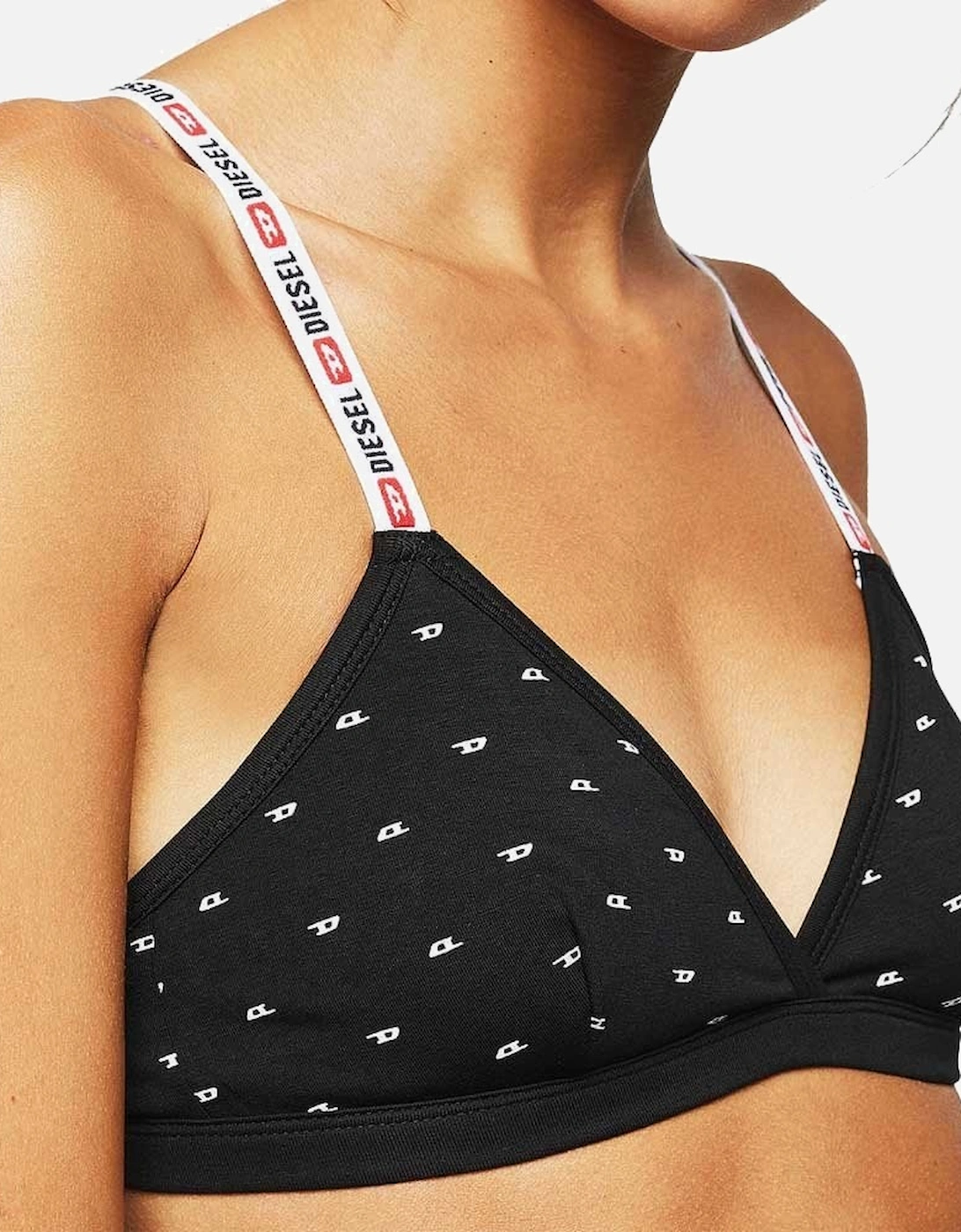 LIZ Cotton Stretch Bralette, Black, 3 of 2