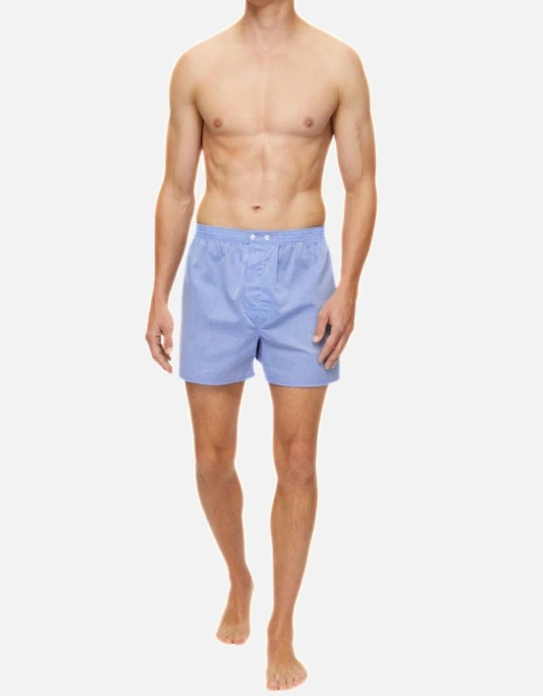 Amalfi Cotton Classic-Fit Boxer Shorts, Batiste Blue