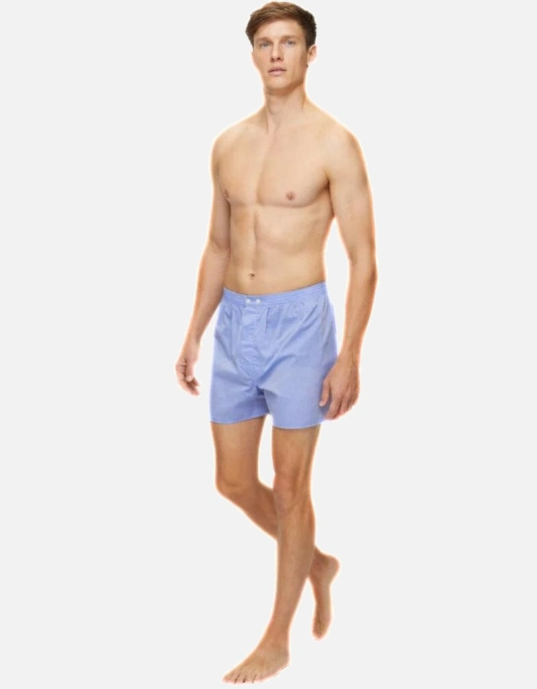 Amalfi Cotton Classic-Fit Boxer Shorts, Batiste Blue