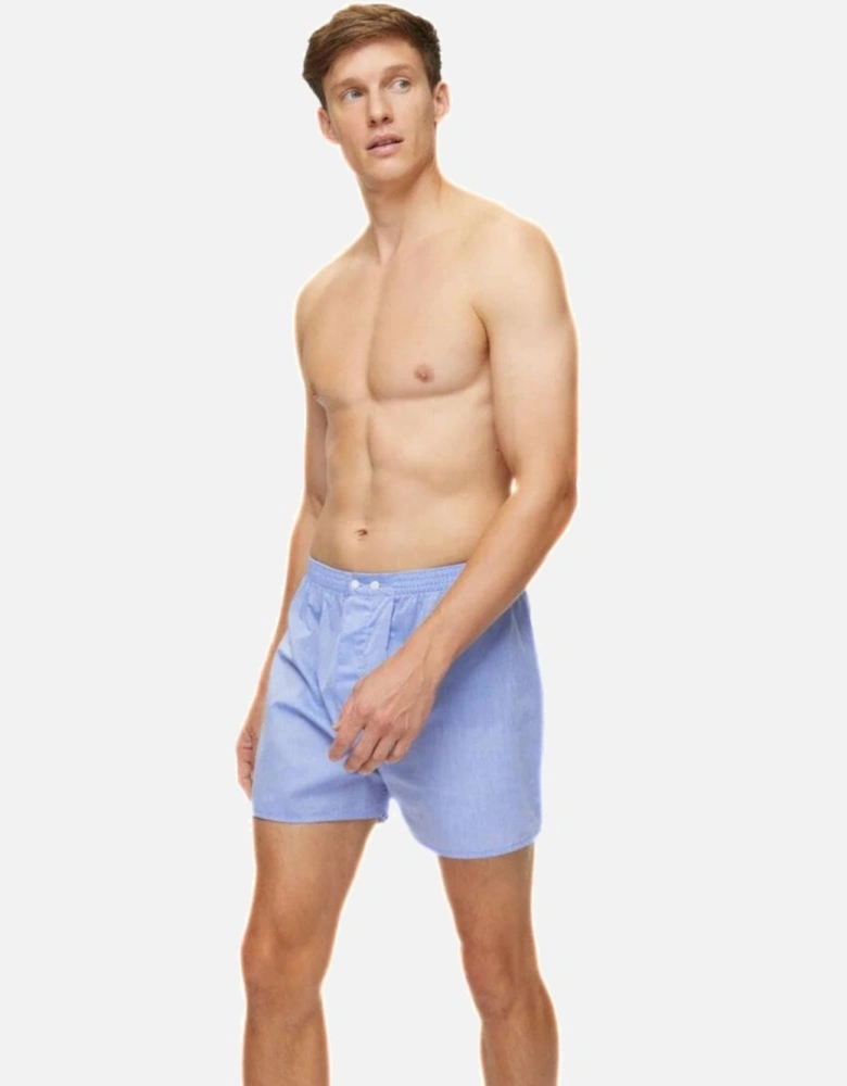 Amalfi Cotton Classic-Fit Boxer Shorts, Batiste Blue