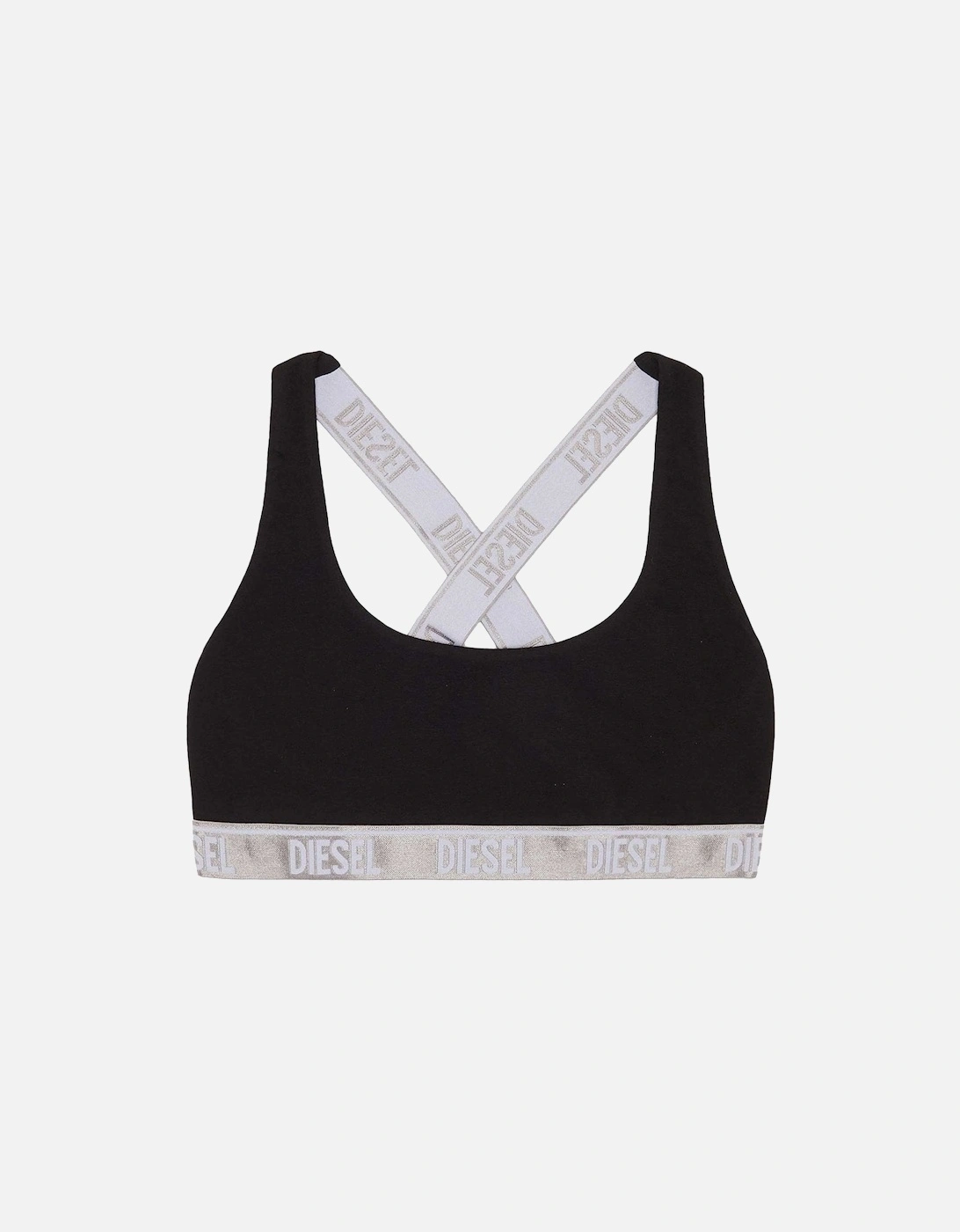 Cotton Stretch Bralette, Black, 4 of 3