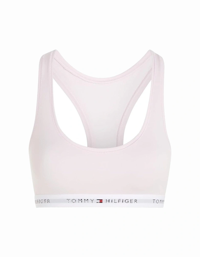 Tommy Icons Unlined Bralette, Light Pink