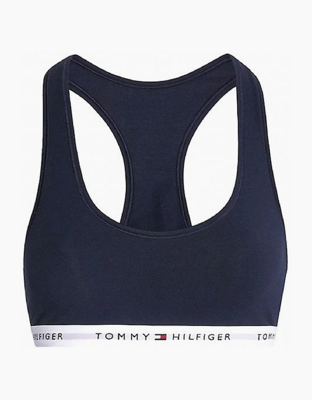 Tommy Hilfiger Women's Navy Tommy Icons Unlined Bralette,  12/12 M
