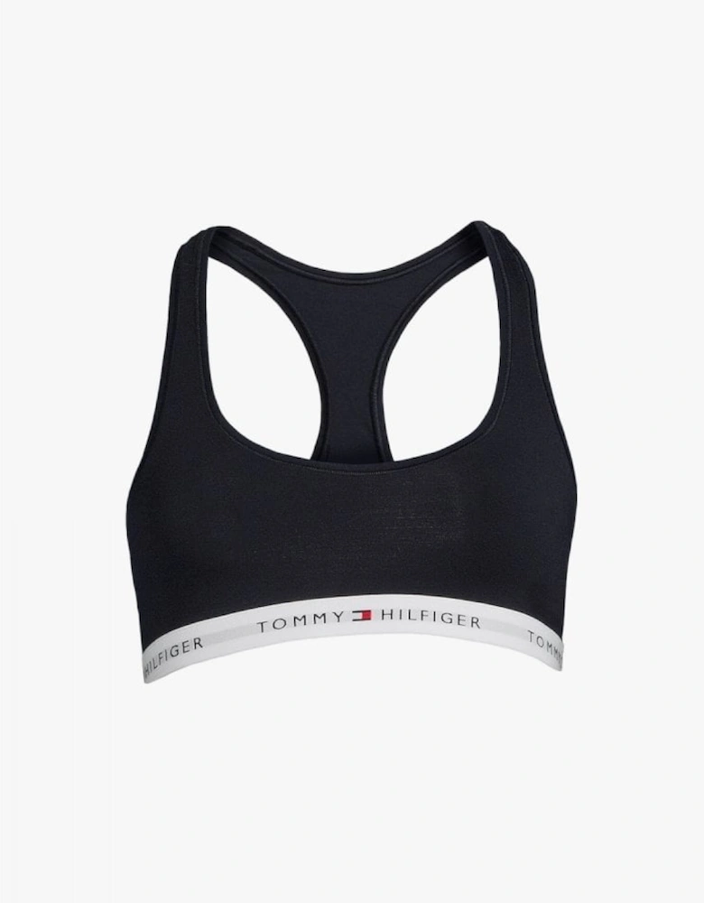 Tommy Icons Unlined Bralette, Navy