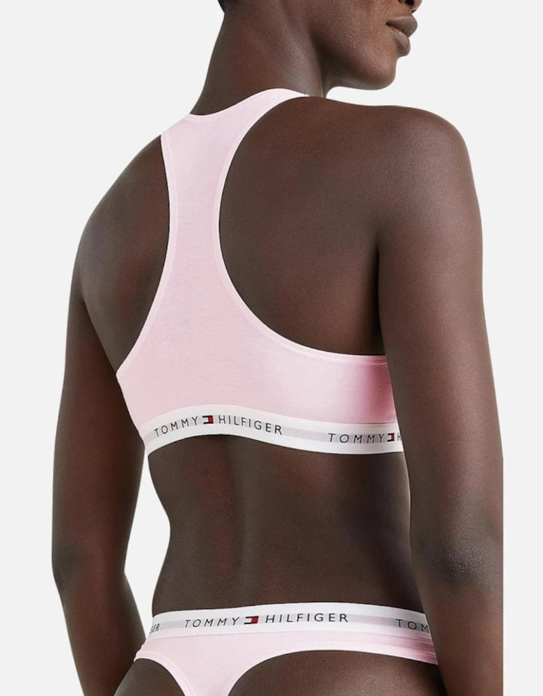 Tommy Icons Unlined Bralette, Light Pink