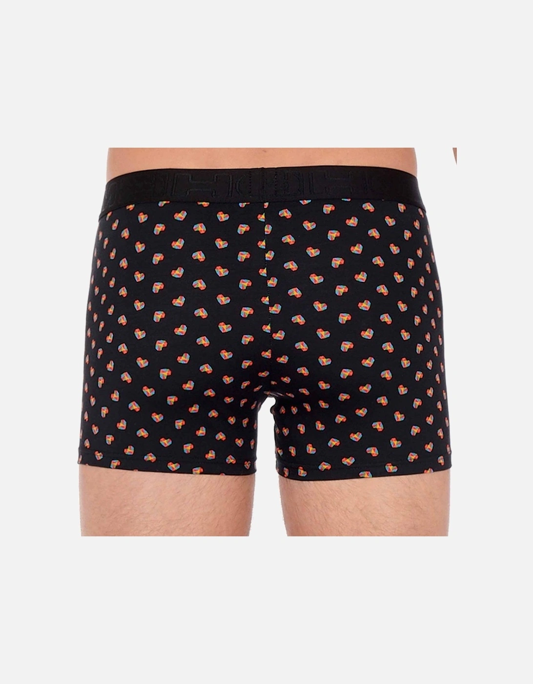 Romeo Cotton Modal Boxer Brief, Black Print