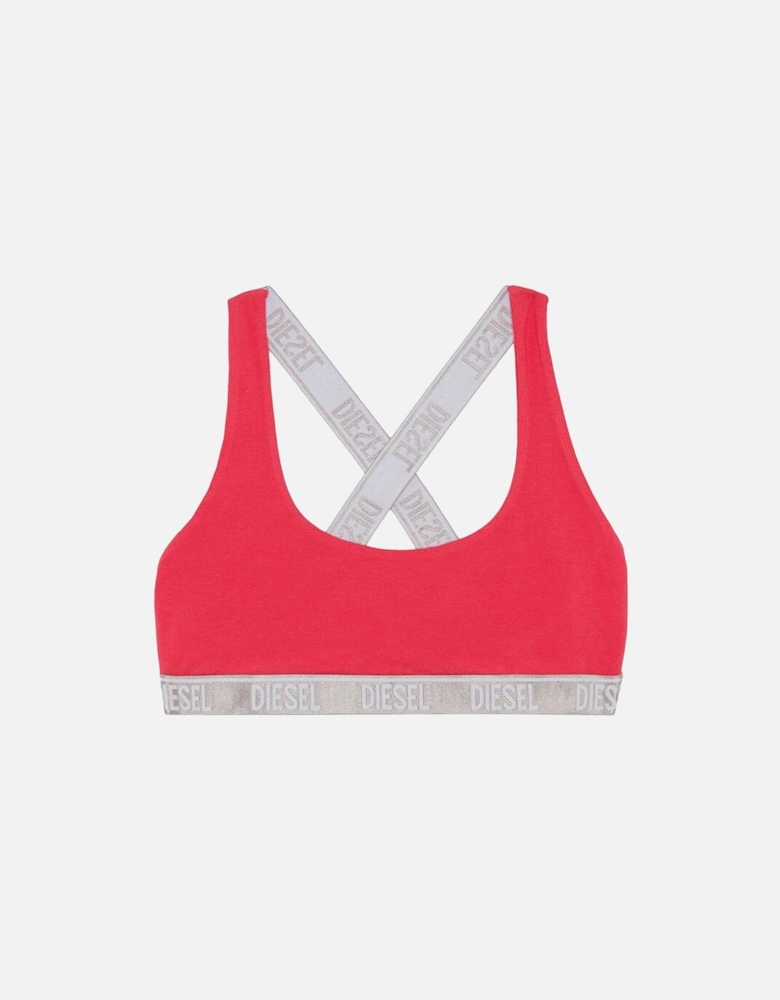 Cotton Stretch Bralette, Hot Pink