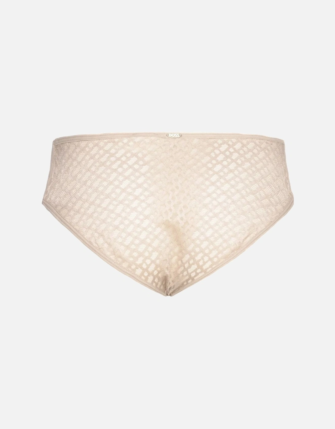 B-Lace Brief, Open Beige