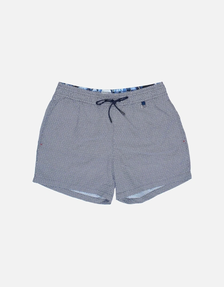 Topaz Swim Shorts, Navy / White