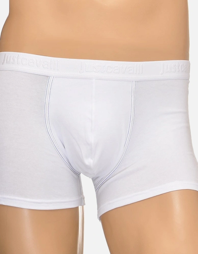 Cotton Stretch Boxer Brief, White