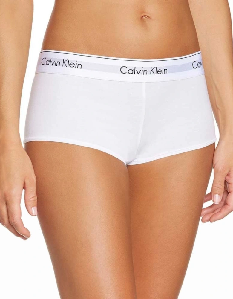 Modern Cotton Short, White