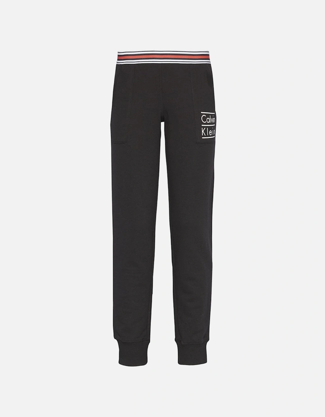 Modern Cotton Stacked Logo Jogger, Black, 2 of 1