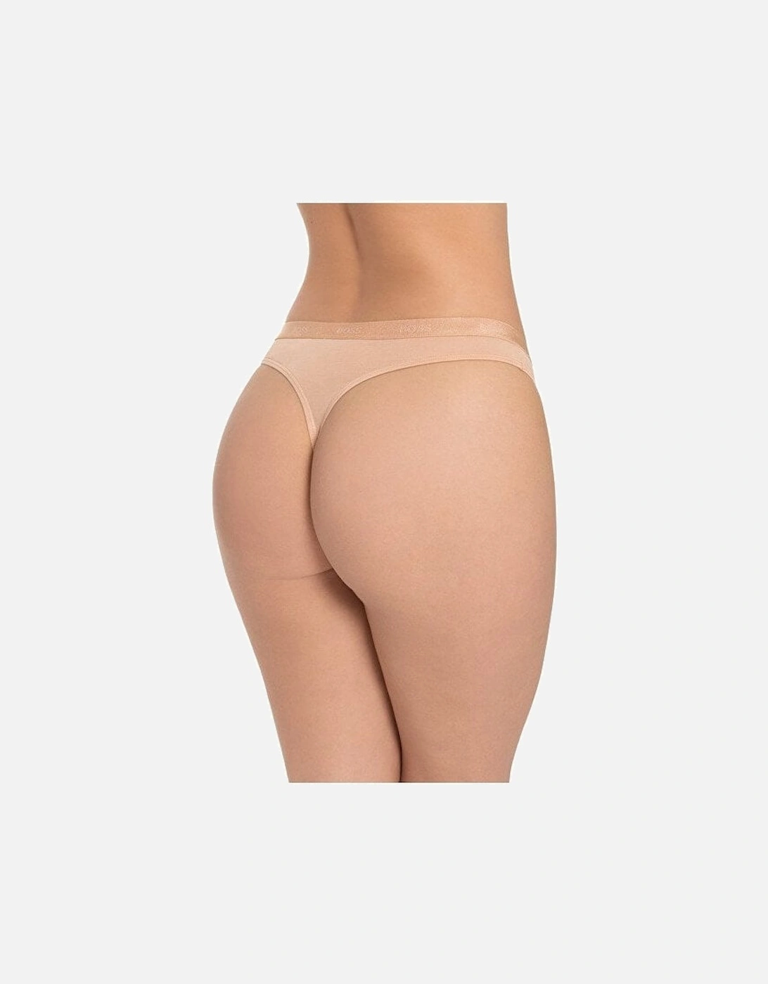 CI Logo Waistband Thong, Light/Pastel Brown