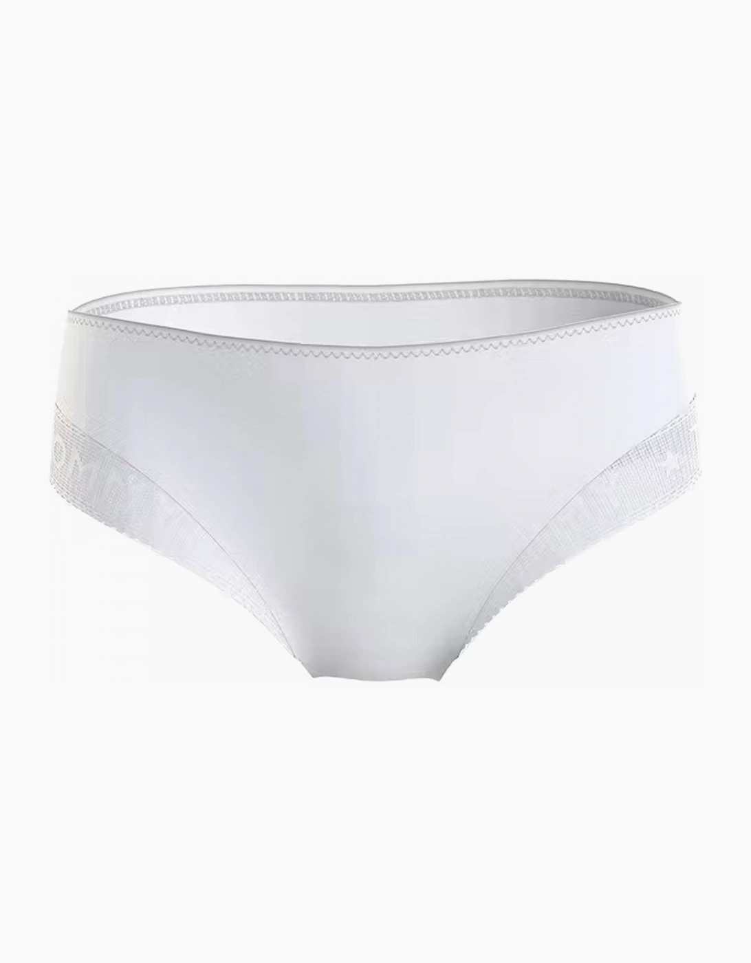 Tommy Hilfiger Women's Logo Lace Bikini Briefs, White - Size: 8