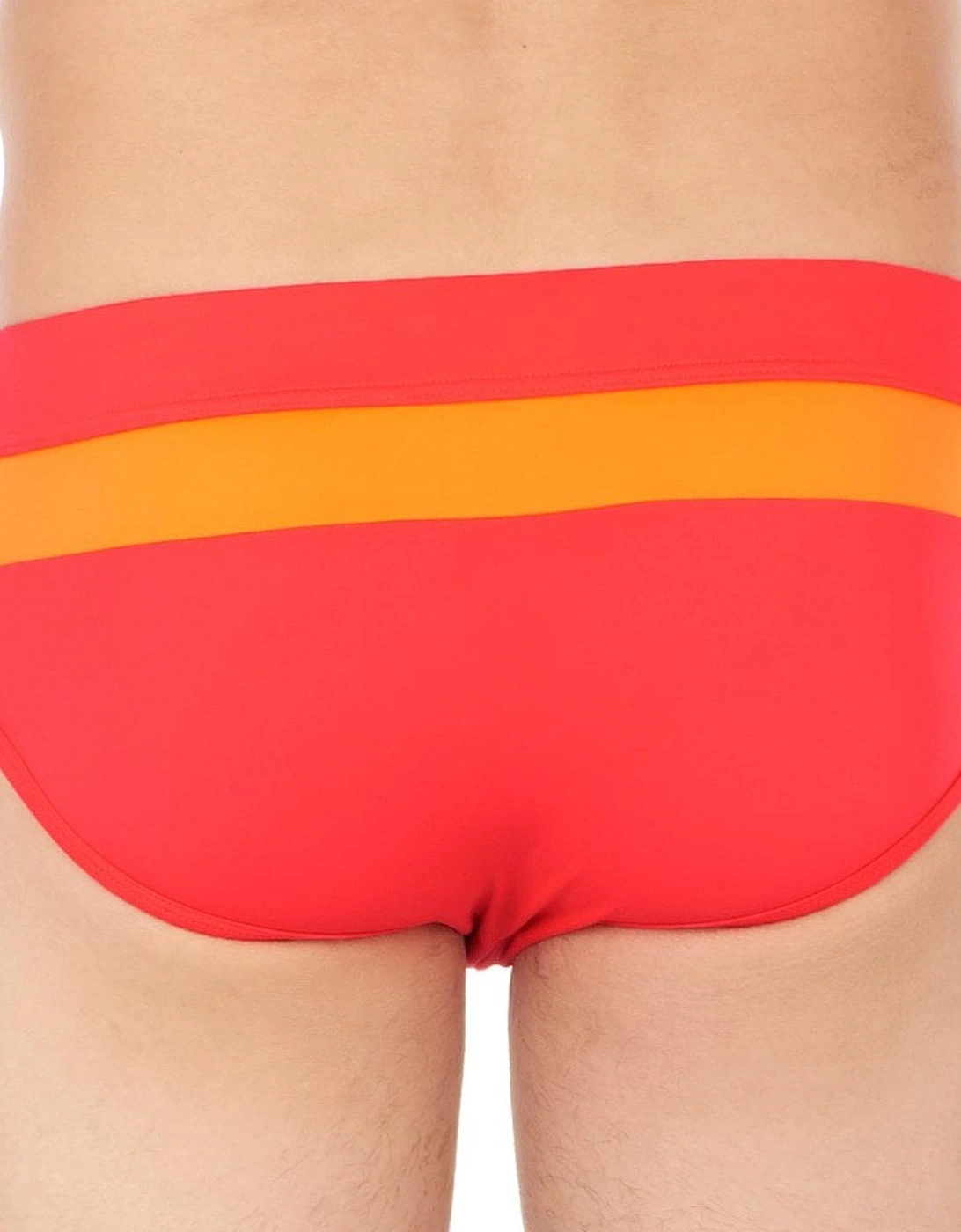 Barbado Swim Midi Briefs, Red