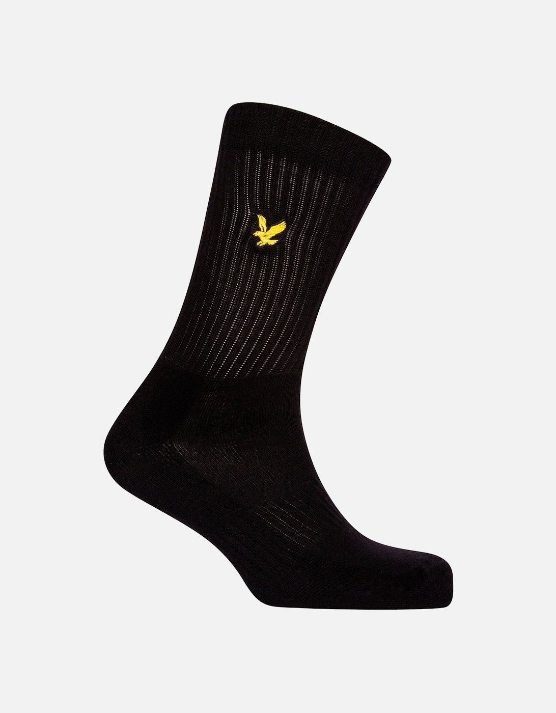 3-Pack Hamilton Sports Socks, Black