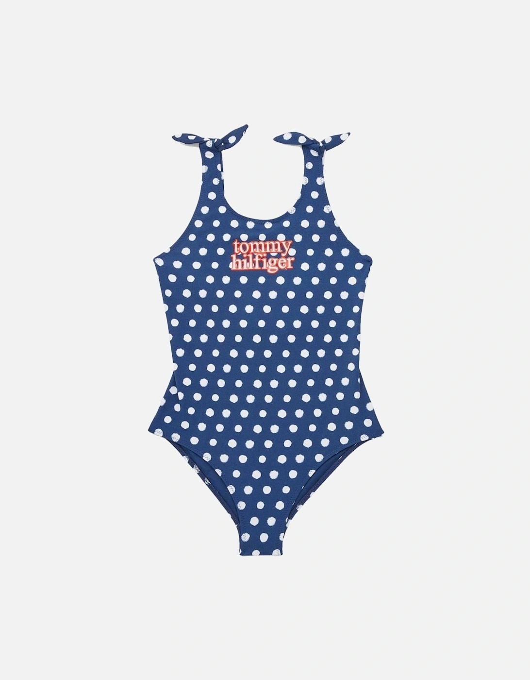 Girls Swim One Piece, Hilfiger Polka Dot, 3 of 2