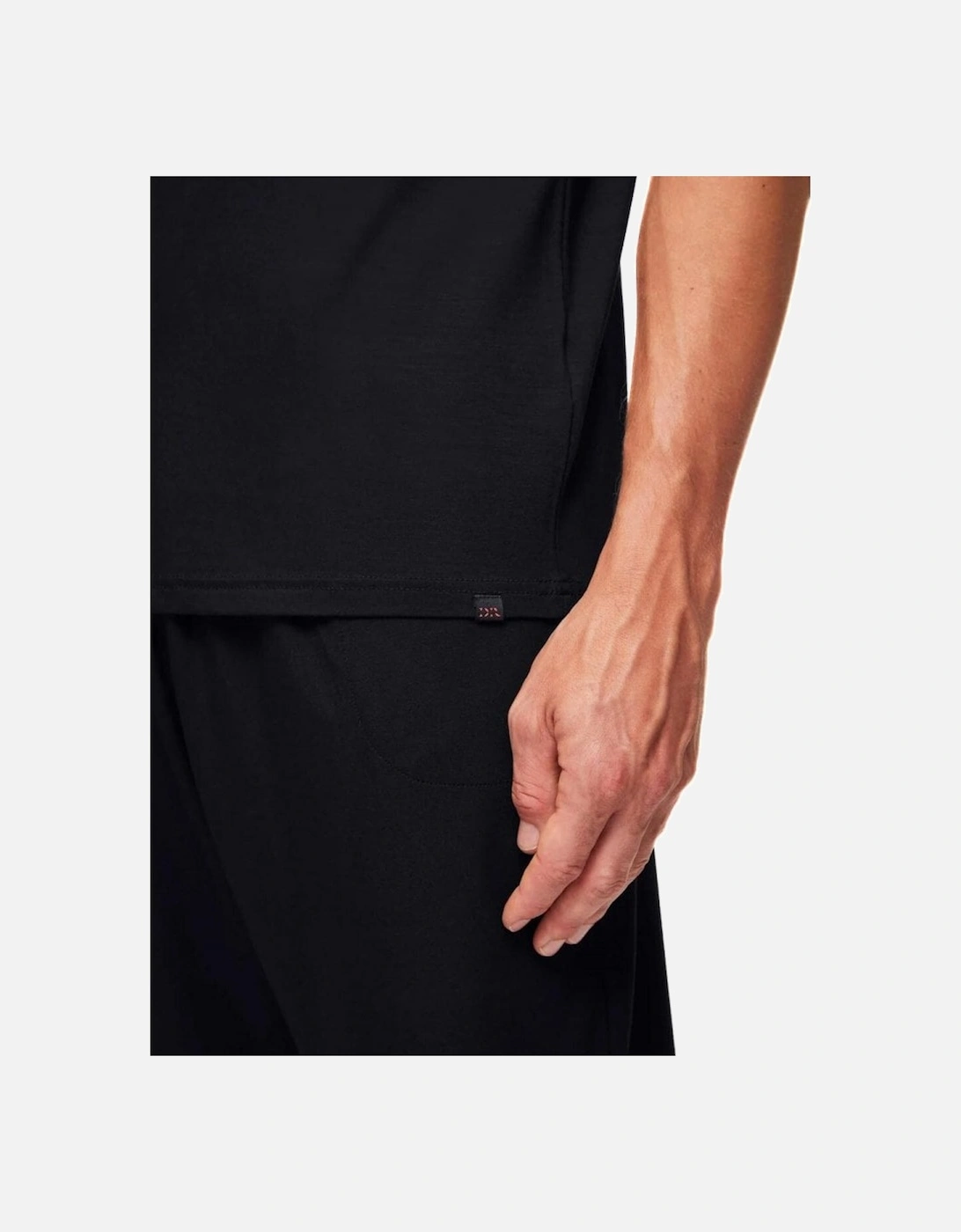 Basel Micromodal Stretch T-Shirt, Black