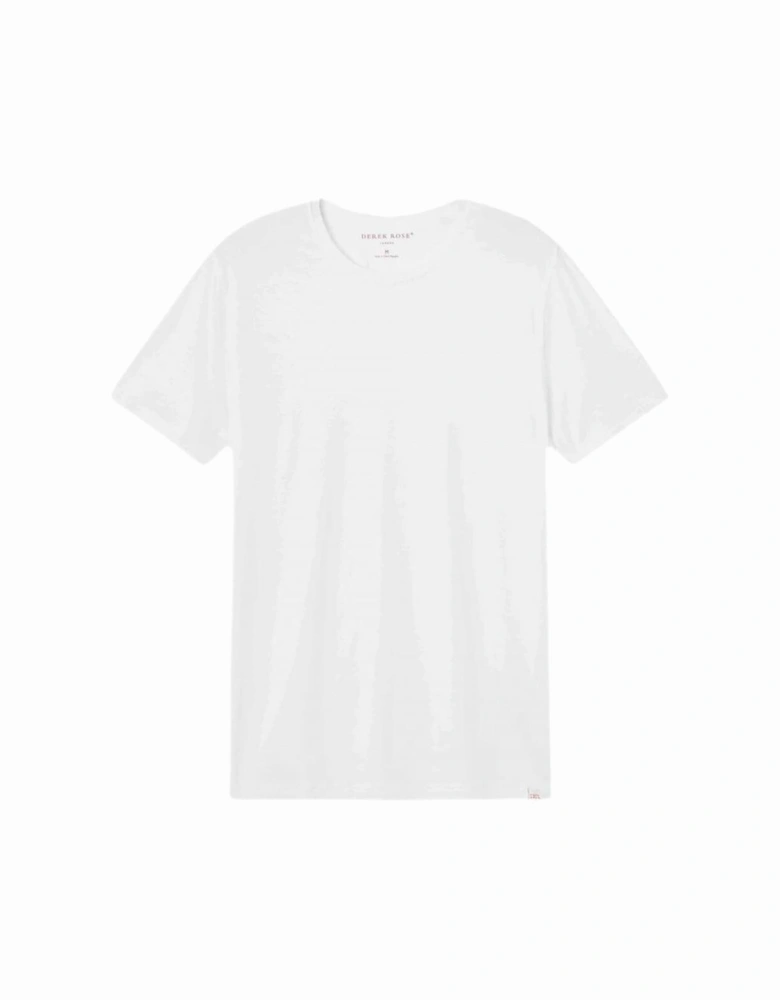 Basel Micromodal Stretch T-Shirt, White