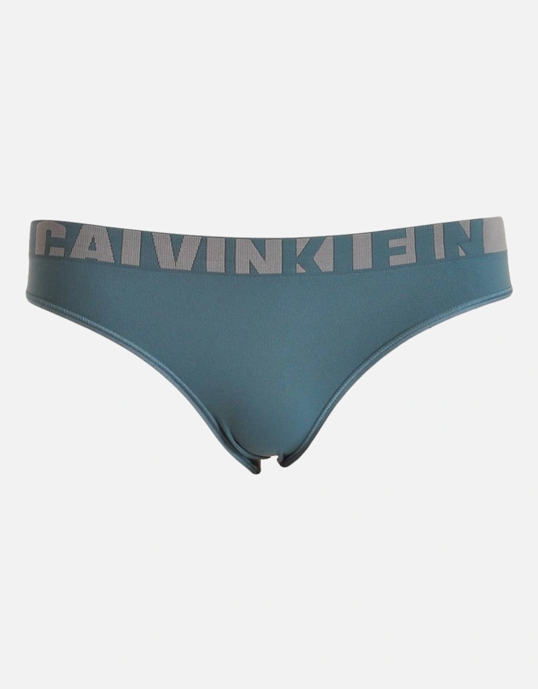 Seamless Logo Bikini Brief, Blue Steel