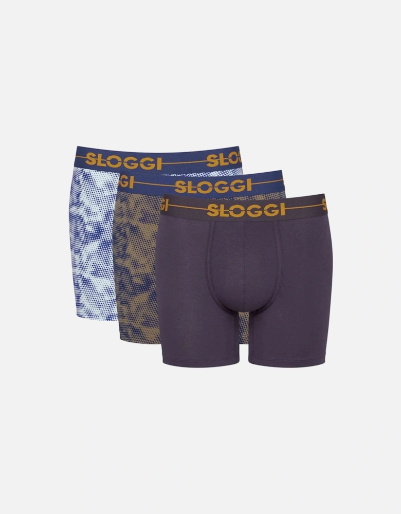 Go 3-Pack Short, Green Combination