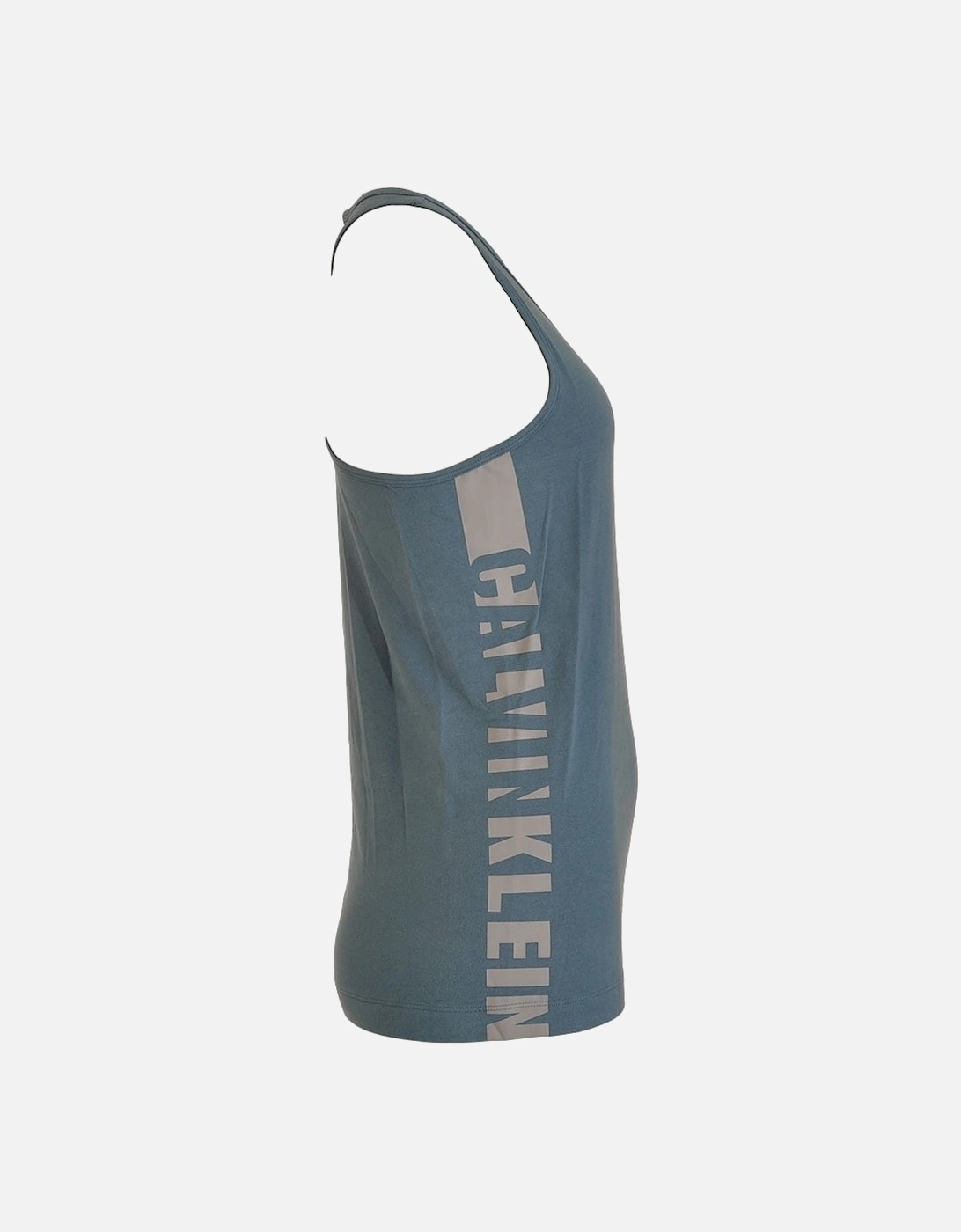 Seamless Logo Tank Top, Blue Steel